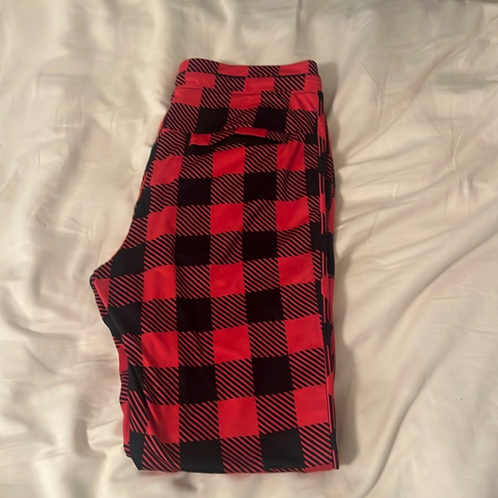 Holiday Buffalo plaid joggers